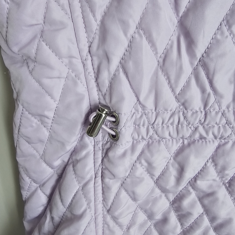 Croft&Barrow Light Weight Lavender Lilac Purple Quilted Vest Coastal Grandma‎ - Picture 3 of 5